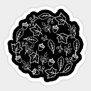 Fall leaves Sticker